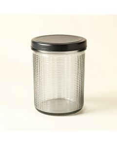 Linden Brook Storage Canister With Lid - Gray (synthetic illustration; no displayed measurements)