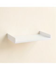 Laurel Bridge Wall-Mounted Shelf - White (synthetic illustration; no displayed measurements)