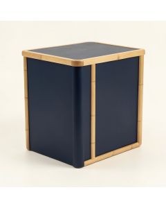 Slate Crossing Side Table - Navy (synthetic illustration; no displayed measurements)