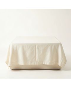 Reed Dell Flat Bed Sheet - Cream (synthetic illustration; no displayed measurements)
