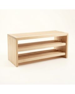 Heath Bluff Shoe Storage Bench - Beige (synthetic illustration; no displayed measurements)