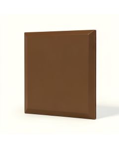 Rhombus Play 14 '' X 48.5 '' Solid Wood Wall Paneling In Matte Brown (synthetic illustration; no displayed measurements)