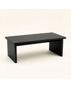 Ridge Bridge Desktop Monitor Riser - Black (synthetic illustration; no displayed measurements)
