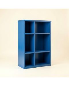 Clay Canyon Freestanding Bookcase - Blue (synthetic illustration; no displayed measurements)