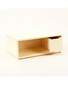 Fern Crossing Shoe Storage Bench - Ivory (synthetic illustration; no displayed measurements)