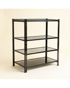 Black Wire Shelving (synthetic illustration; no displayed measurements)