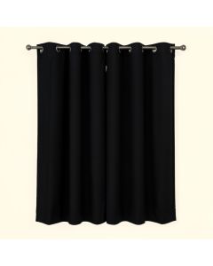 Wayfair Basics Solid Blackout Thermal Tab Top Single Curtain Panel (synthetic illustration; no displayed measurements)