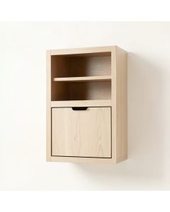 Cove Bluff Wall-Mounted Entry Cabinet - Beige (synthetic illustration; no displayed measurements)