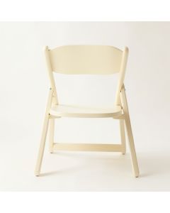 Vale Canyon Folding Outdoor Chair - Cream (synthetic illustration; no displayed measurements)