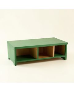 Ridge Bridge Shoe Storage Bench - Green (synthetic illustration; no displayed measurements)