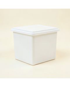 Flint Brook Closed Outdoor Storage Box - White (synthetic illustration; no displayed measurements)
