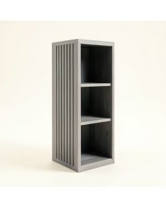 Holly Canyon Narrow Cubby Tower - Gray (synthetic illustration; no displayed measurements)