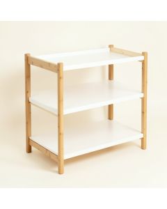 Heath Bluff Empty Countertop Canister Rack - White (synthetic illustration; no displayed measurements)