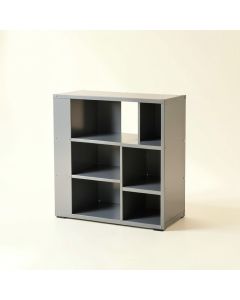 Ridge Bend Desktop Shelving Unit - Gray (synthetic illustration; no displayed measurements)