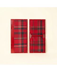 Plaid Camper Bouncy 2 Piece Set (synthetic illustration; no displayed measurements)