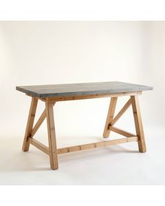 Birch Bridge Empty Workshop Workbench - Gray (synthetic illustration; no displayed measurements)