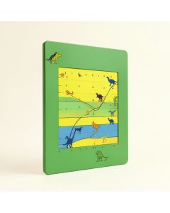 Dinosaur Kingdom Growth Chart (synthetic illustration; no displayed measurements)