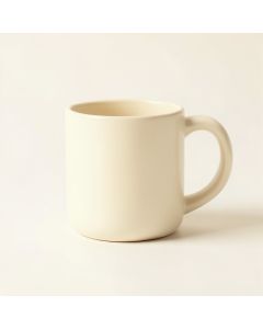 Dune Canyon Ceramic Mug - Ivory (synthetic illustration; no displayed measurements)