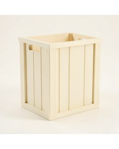 Brook Bend Closed Outdoor Storage Box - Cream (synthetic illustration; no displayed measurements)