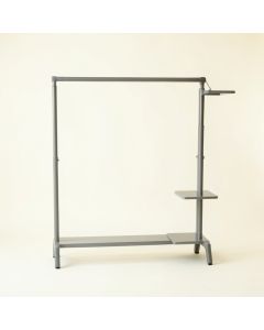 Hill Branch Empty Garment Rack - Gray (synthetic illustration; no displayed measurements)