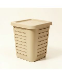 Alder Canyon Closed Garden Compost Bin - Beige (synthetic illustration; no displayed measurements)