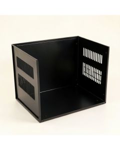 River Arc Empty Furniture-Style Pet Crate (synthetic illustration; no displayed measurements)