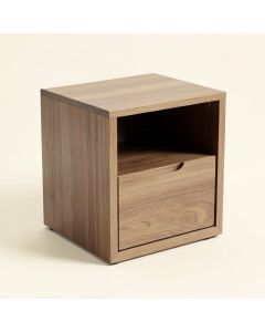 Roger End Table With Storage (synthetic illustration; no displayed measurements)