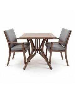 Johnstown 3 Piece Bistro Set With Cushions (synthetic illustration; no displayed measurements)