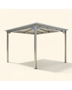 10 Ft. D Aluminum Pergola (synthetic illustration; no displayed measurements)
