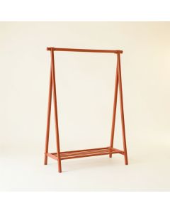 Fern Bridge Empty Garment Rack - Terracotta (synthetic illustration; no displayed measurements)