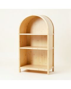 Laurel Bend Freestanding Bookcase - Ivory (synthetic illustration; no displayed measurements)