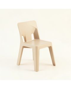 Sage Bend Small Chair - Beige (synthetic illustration; no displayed measurements)