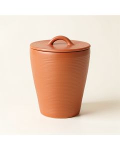 Vale Brook Storage Canister With Lid - Terracotta (synthetic illustration; no displayed measurements)