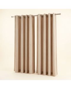 Ramsay Ultra Luxurious Semi-Matte Beaded Solid Semi-Sheer Rod Pocket Curtains/Drapes (synthetic illustration; no displayed measurements)