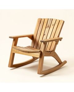 Diboll Outdoor Chevron Rocking Chair (synthetic illustration; no displayed measurements)