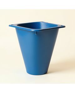 Slate Dale Empty Railing Planter With Integral Brackets - Blue (synthetic illustration; no displayed measurements)