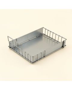Flint Falls Empty Under-Desk Cable Tray - Gray (synthetic illustration; no displayed measurements)