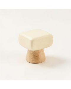Moss Brook Cabinet Knob Without Packaging - Cream (synthetic illustration; no displayed measurements)