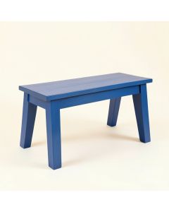 Wren Branch Indoor Bench - Blue (synthetic illustration; no displayed measurements)