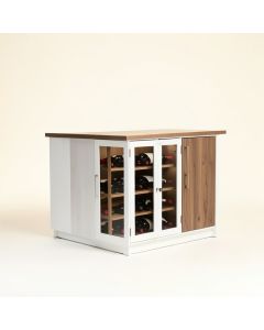 Bennettsville Bar With Wine Storage (synthetic illustration; no displayed measurements)