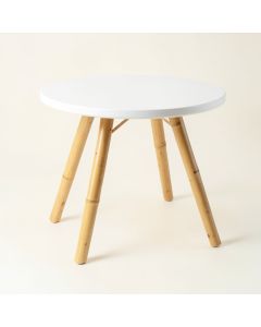 Ash Bridge Patio Table - White (synthetic illustration; no displayed measurements)