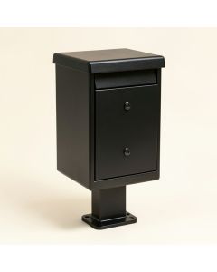 13 '' W X 10 '' H Post Mount Mailbox (synthetic illustration; no displayed measurements)