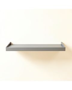 Heath Arc Wall-Mounted Shelf - Gray (synthetic illustration; no displayed measurements)