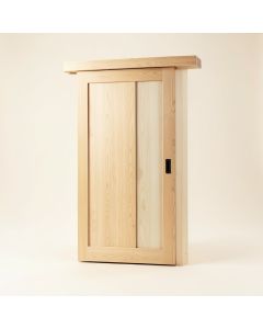 Felicia Glass Sliding Closet Door (synthetic illustration; no displayed measurements)