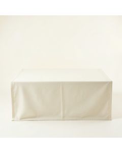 Hazel Dell Flat Bed Sheet - Cream (synthetic illustration; no displayed measurements)