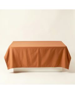 Holly Edge Flat Bed Sheet - Terracotta (synthetic illustration; no displayed measurements)