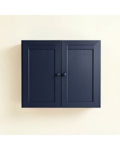 Dawn Brook Wall-Mounted Entry Cabinet - Navy (synthetic illustration; no displayed measurements)