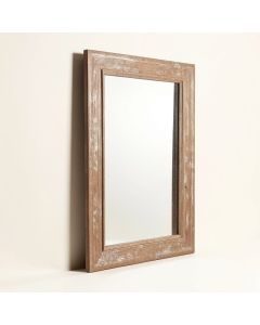 Fryman Brushed Classic Rustic Distressed Wall Mirror (synthetic illustration; no displayed measurements)