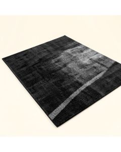 Anran Ombre Black/Gray Area Rug (synthetic illustration; no displayed measurements)