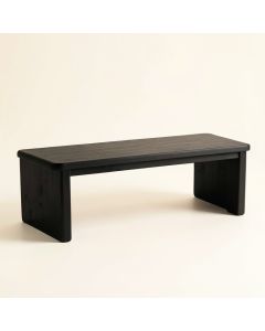 Sage Bend Indoor Bench - Black (synthetic illustration; no displayed measurements)